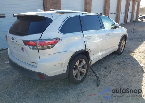 2015 Toyota Highlander Limited V6 from USA, damaged, VIN 5TDYKRFHXFS118304